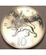 Scarce Great Britain 1979 10 New Pence~Awesome Lion~81,000 Minted~Free S... - £6.15 GBP