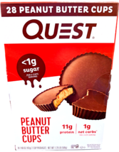 Quest Nutrition Peanut Butter Cups 28 Count EXP 10/2026 - $37.34