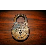 corbin 6 levers iron clad lock 1914 antique collectible - $559.80 MXN