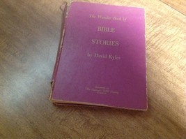 Vintage The Wonder Book of Bible Stories by David Kyles 1953 Crafts Scrapbooking - £7.86 GBP