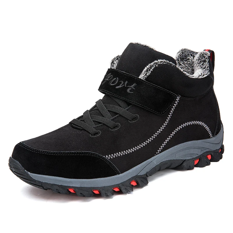 Waterproof Winter Men Boots with  Warm Snow Women Boots Men Work Casual Shoes  H - £148.85 GBP