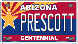 Prescott Arizona Centennial Novelty Mini Metal License Plate Tag - £11.75 GBP