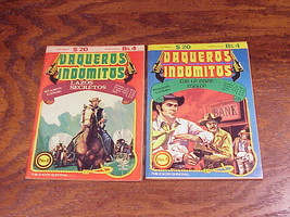 Lot of 2 Daqueros Indomitos Spanish Language Comic Books,no. 8 and 9, Columbia - £6.37 GBP