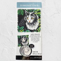 Cat Latch Hook Kit by Dimensions Kit 12&quot; x 12&quot; Wall Hanging/Pillow Kitty... - $264.95 MXN