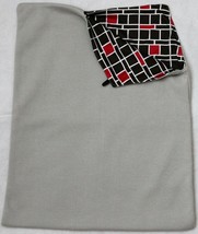 Japan Airlines Gray Dust Garment Bag First Class Pajamas 16&quot; x 14&quot; Satin... - $12.99