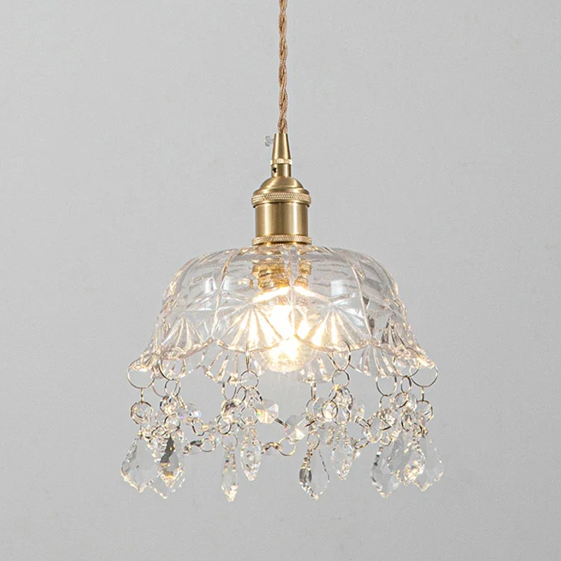 Modern Glass Pendant Lamp Restaurant Suspension Chandelier for Living Di... - $51.89+