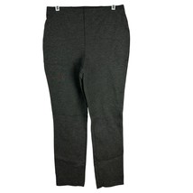 Liz Claiborne Womens Gray Straight-Leg Pants Size M - $18.50