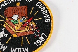Vtg 1987 Sam Houston Pow Wow Treasures Cubbing Boy Scouts of America BSA Patch - £9.31 GBP