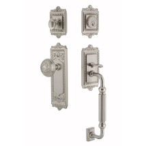 Nostalgic Warehouse 719548 Egg and Dart F Grip Entry Set &amp; Knob, Backset... - £515.74 GBP