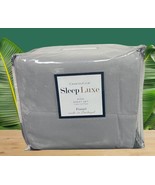 Charter Club Sleep Luxe Solid Cotton Flannel 4-Pc. Sheet Set King, Charc... - $109.40