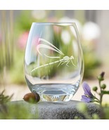 Standing Dragonfly Etched Glasses - Wine, Champagne, Pint Glasses, Shot ... - $24.99+
