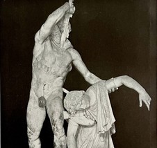 1927 Gaul And His Wife Dying Statue Antique Art Print Ephemera DWN6A - $19.99