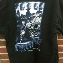 Vintage Biketoberfest Daytona Beach, Florida Black Mens Size Xl Tshirt Rare - $34.65