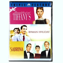 Sabrina / Roman Holiday / Breakfast at Tiffany&#39;s (3-Disc DVD)  Brand New ! - £11.00 GBP