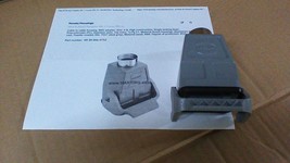 (NEW)  (5) HARTING HAN 6B-KG-LB-21 / 09300060752 HOOD COUPLERS /HC1 WITH... - $28.59