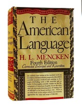 H. L. Mencken The American Language : An Inquiry Into The Development Of Englis - £63.73 GBP