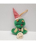 Fun World Vintage Christmas Frog Silly Beanbag Plush Ornament - $26.93 CAD