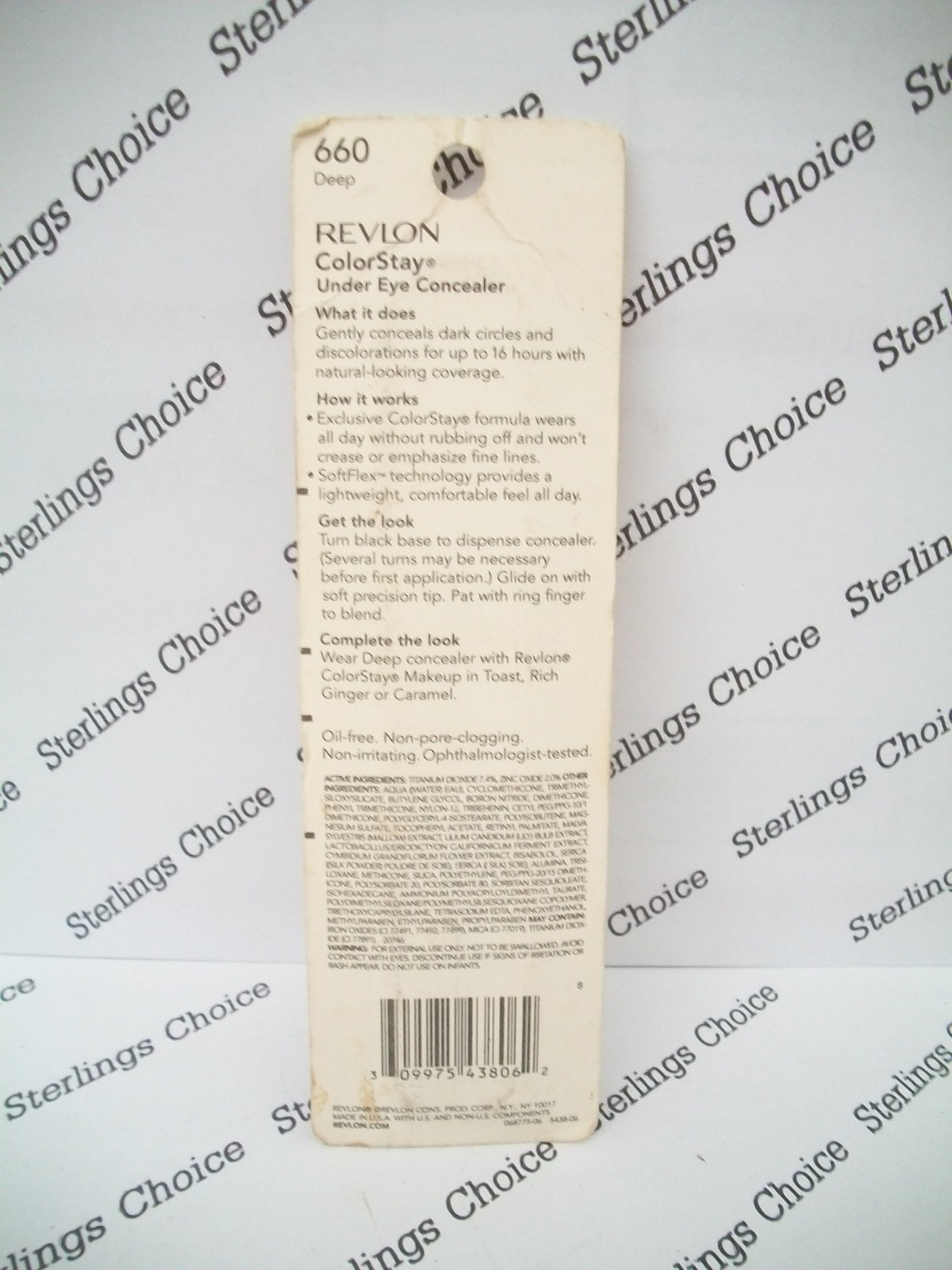 Revlon Colorstay Under Eye Concealer #660 Deep Item image 2