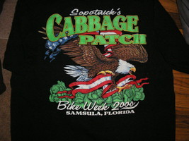 CABBAGE PATCH BIKE WEEK 2000 LONG SLEEVE POCKET SHIRT DAYTONA BEACH FLORIDA - $39.99