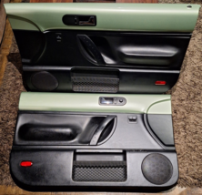 Volkswagen Beetle Door Panel SET 1998 to 2010 OEM Green/Black HARD TOP ONLY - $782.92