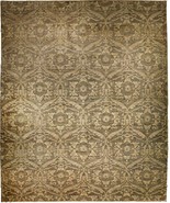 Hand knotted Afghan rug. 8&#39;8&quot;x 12&#39; - $4,857.92