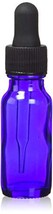 Cobalt Blue Dropper Bottles 1/2 Oz - 12 Per Package - £9.39 GBP