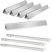 Stainless Steel Flavorizer Bars &amp; Burners for Weber Genesis E/S 310 320 330 8pcs - £51.55 GBP