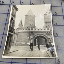 Vintage Photograph 1940s Metz Castle Manor Street Europe Germany France  - $197.58 MXN