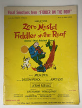 Zero Mostel In Fiddler on the Roof Sheet music by Jerry Bock - £10.02 GBP