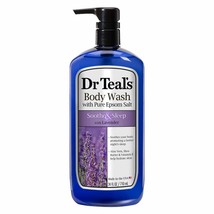 Dr Teal&#39;s Pure Epsom Salt Body Wash Soother &amp; Moisturize With Lavender 24 oz (Pa - £54.56 GBP