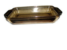 ANCHOR HOCKING Clear Cran Glass 8&quot; x 11&quot; x 2&quot; Casserole Dish Baking Pan ... - $10.40