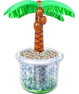60&quot; Inflatable Palm Tree Cooler Beach Theme Party Decor Pool Party Decor... - £43.74 GBP