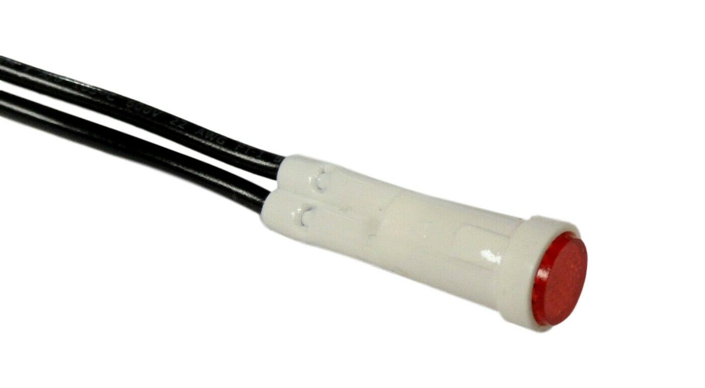 Arcolectric NL2950WL2R Indicator 18&quot; Light Neon Lamps 8mm Red Lens - $14.95