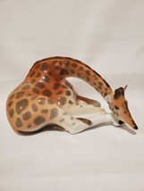 Vintage Lomonosov Porcelain Made In USSR Russia Resting Giraffe Figurine Statue - £50.33 GBP