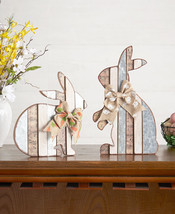 Wooden Bunny Table Top Decoration, CHOOSE Style - £14.83 GBP