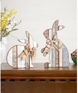 Wooden Bunny Table Top Decoration, CHOOSE Style - $18.90