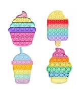 Indulge in Fun and Relaxation with Ice Cream Pop It Toys - Assorted Set ... - £11.52 GBP