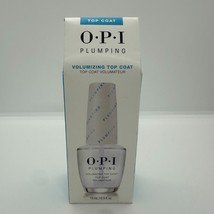 NTT36 - OPI Nail Lacquer Top Coat, Plumping Volumizing Top Coat - 0.5oz 15ml - £9.30 GBP