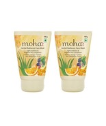 Moha Herbal Radiance Face Mask for Nourished and Bright Skin - 100g (Pac... - £21.33 GBP
