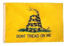 Gadsden Dont Tread On Me Yellow Rattlesnake Usa Flag 3X5 210D Nylon Embroidered - £28.74 GBP