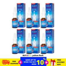6 X AQUA MARIS Classic 100% Natural Nasal Spray for Irritated &amp; Dry Nose... - £66.06 GBP