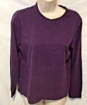 Eddie Bauer Womens Sz S Purple Long Sleeve Shirt Top - £6.26 GBP