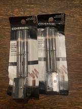 Lot of 2 - 2 ct CoverGirl 510 Soft Brown Easy Breezy Brow Fill + Define Pencils - £6.22 GBP