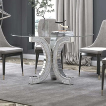 52&quot; Round Glass Dining Table: Tempered Top - $13,322.63 MXN