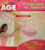 10FT PRINCESS ADD AN AGE BIRTHDAY BANNER KIT - Party Supplies - Girls Bi... - $9.74