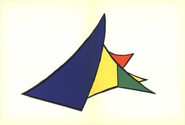 Alexander Calder Colored Wedge Structure, 1963 - £197.89 GBP