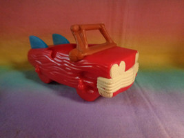 Flintstones Viva Rock Vegas Fred Flintstone Red Car Toy - as is - scraped - £1.73 GBP