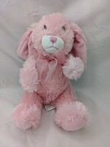 Commonwealth Pink Rabbit Plush Bunny 12 Inch 2010 Stuffed Animal Toy - £8.70 GBP