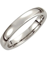 Dura Cobalt 4 mm Slightly Domed Band Size 10 - €118,49 EUR