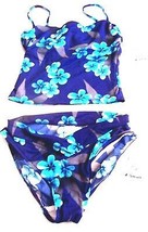 Sunsets 3-Pc Plumeria Skye Cami Tankini Set w Pareo Sz X-Small NWT$138 - £60.02 GBP